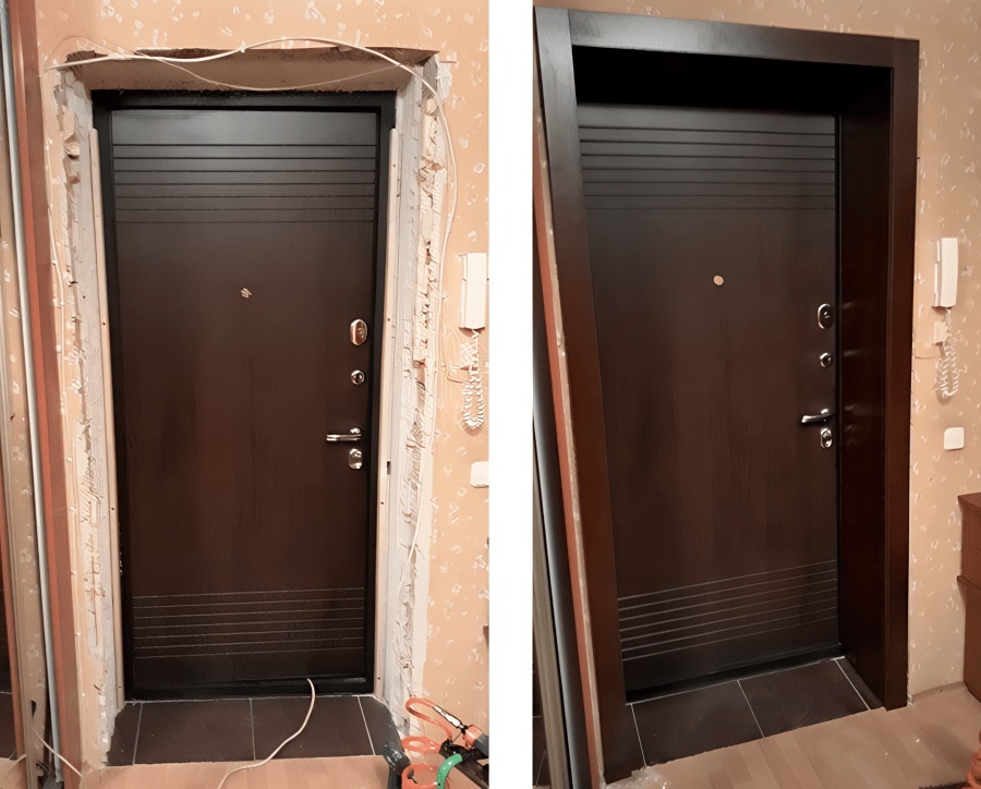 New secure lock installed - after
